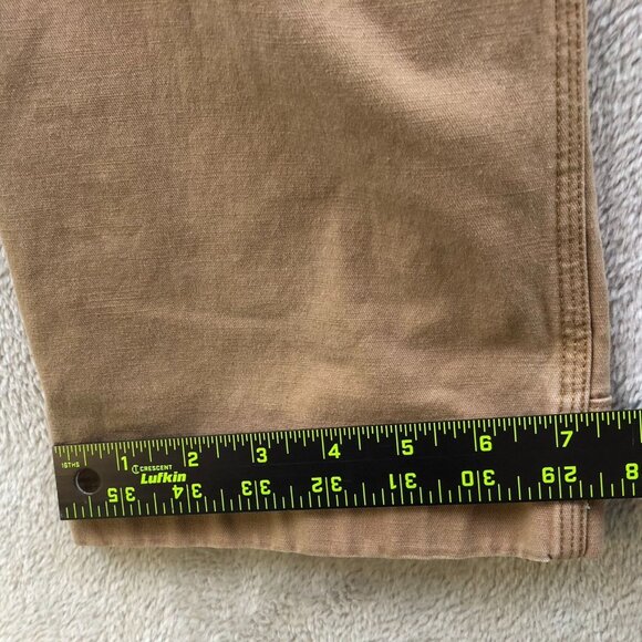 Duluth Mens Pants Size 40x30 Slim Fit Flex Ballroom Khaki Straight Casual Tan - Picture 5 of 16